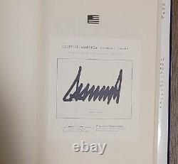 Donald Trump Signed / Autographed Crippled America Book! #5083