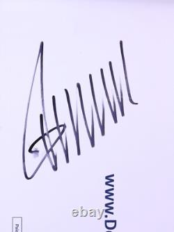 Donald Trump Signed Autographed MAGA Campaign Poster Signature PSA DNA