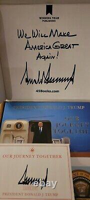 Donald Trump Signed Autographed Our Journey Together Book JSA LOA