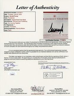 Donald Trump Signed Autographed Our Journey Together Book JSA LOA