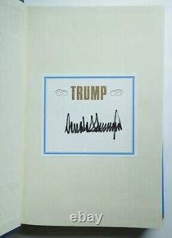 Donald Trump Signed Autographed President Billionaire Collector's Edition Auto