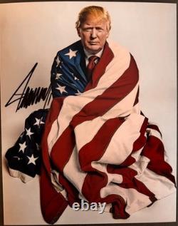 Donald Trump Signed Autographed Signature 8x10 Matte Photograph COA