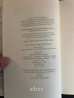Donald Trump Signed Autographed The Art Of The Comeback Hardcover Book