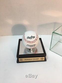 Donald Trump Signed Baseball