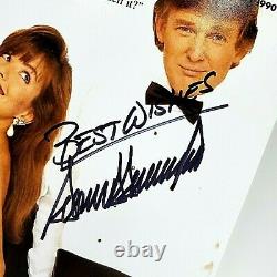 Donald Trump Signed Best Wishes Inscribed Autographed 8X10 Playboy Cover Photo