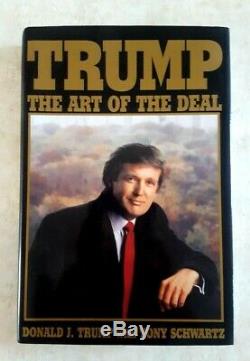 Donald Trump Signed Book Hardcover Art of the Deal 2016 Election Edition Unread