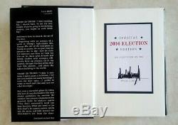 Donald Trump Signed Book Hardcover Art of the Deal 2016 Election Edition Unread