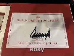 Donald Trump Signed Book Our Journey Together JSA AUTOGRAPH AUTHENTIC President