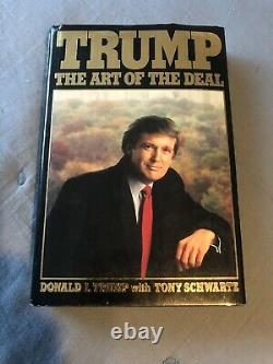 Donald Trump Signed Book The Art Of The Deal Official 1987 First Edition