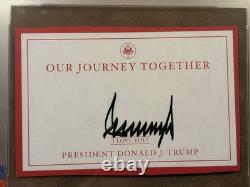 Donald Trump Signed Bookplate PSA Autograph Authentic President 47 MAGA