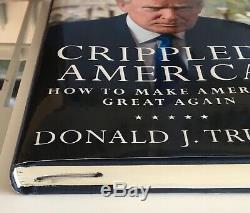 Donald Trump Signed Crippled America Book