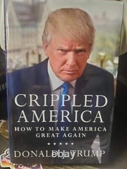 Donald Trump Signed Crippled America Book COA Low Numbered