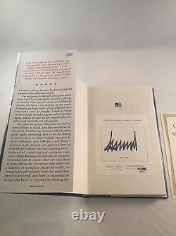 Donald Trump Signed Crippled America Book Psa Dna
