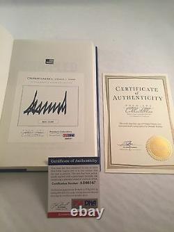 Donald Trump Signed Crippled America Book Psa Dna