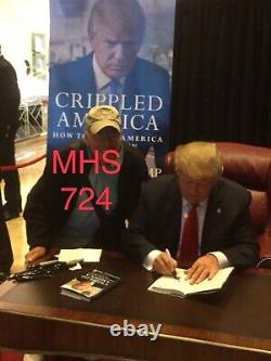 Donald Trump Signed Crippled America In Person At Trump Tower Nyc First Edition