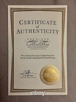 Donald Trump Signed Crippled America Rare! Autographed By The President