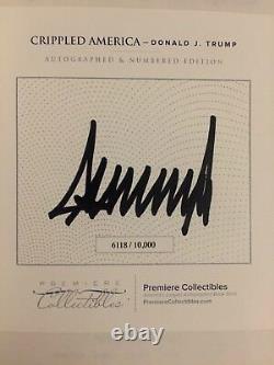 Donald Trump Signed Crippled America Rare! Autographed By The President