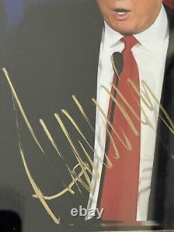 Donald Trump Signed Custom Framed JSA