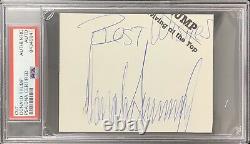 Donald Trump Signed Cut President Vintage Auto Youre Fired Best Wishes PSA/DNA