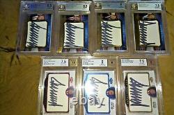 Donald Trump Signed Decision Auto Cut 7 CARD SET collection Decision 2016 BGS