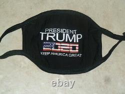 Donald Trump Signed Embroidered Trump Keep America Great Hat +trump Face Mask