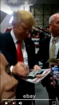 Donald Trump Signed Encapsulated $100 Bill Beckett Certified Authentic