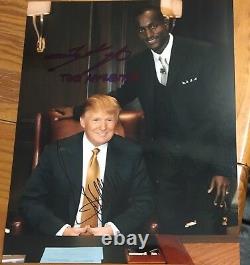 Donald Trump Signed Full Autograph Vintage Very Rare President Apprentice Photo