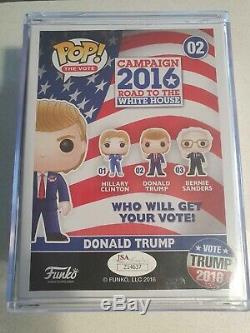 Donald Trump Signed Funko JSA