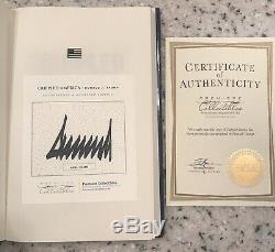 Donald Trump Signed Hard cover book Crippled America with Authentication