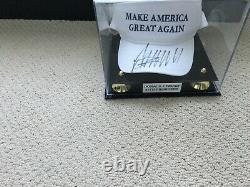 Donald Trump Signed Hat Make America Great Again Jsa Authenticated