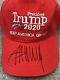 Donald Trump Signed Keep America Great 2020 Red Hat With Coa