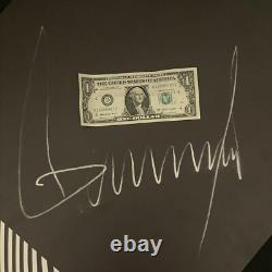 Donald Trump Signed LIV Golf Tour Sign JSA LOA 45th And 47th President US