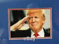 Donald Trump Signed MAGA Campaign Sign Custom Display (Full JSA Letter)