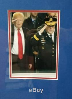 Donald Trump Signed MAGA Campaign Sign Custom Display (Full JSA Letter)