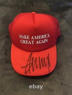 Donald Trump Signed MAGA Hat wCOA