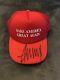 Donald Trump Signed Maga Hat Wcoa
