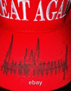 Donald Trump Signed MAGA President #45 Hat/Cap JSA COA withletter of authenticity