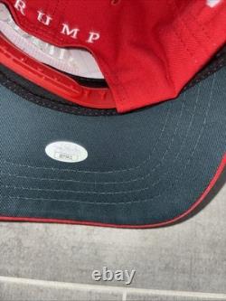 Donald Trump Signed MAGA Red Hat JSA COA Make American Great Again