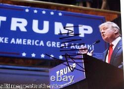 Donald Trump Signed Make America Great Again 11x14 Photo New York Business Mogul