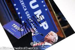 Donald Trump Signed Make America Great Again 11x14 Photo New York Business Mogul