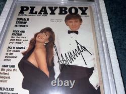 Donald Trump Signed Official Playboy Magazine March 1990 45th President Beckett