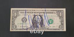 Donald Trump Signed One Dollar Bill Proof Maga 45th President $1 Coa 2024