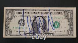 Donald Trump Signed One Dollar Bill Proof Maga 45th President $1 Coa 2024