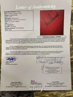 Donald Trump Signed Our Journey Together Special Edition Autographed -jsa Auth