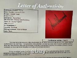 Donald Trump Signed Our Journey Together Special Edition Autographed -jsa Auth