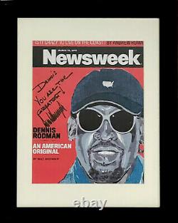 Donald Trump Signed & Personalized to Dennis Rodman (JSA) Newsweek Cover