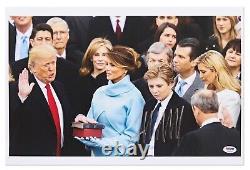 Donald Trump Signed Photo of His Inauguration PSA COA
