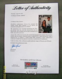 Donald Trump Signed Playboy March 1990 RAREST $4.95 Cover Price PSA/DNA LOA CGC