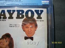 Donald Trump Signed Playboy March 1990 RAREST $4.95 Cover Price PSA/DNA LOA CGC