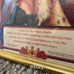 Donald Trump Signed Poster 1993 Trumps Castle Birthday Celebration Rare